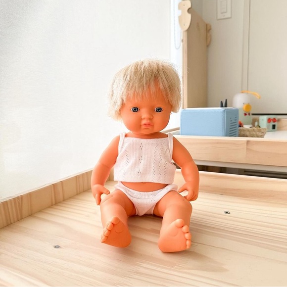 Miniland Blond Hair Anatomically Correct Girl Doll - Picture 2 of 6